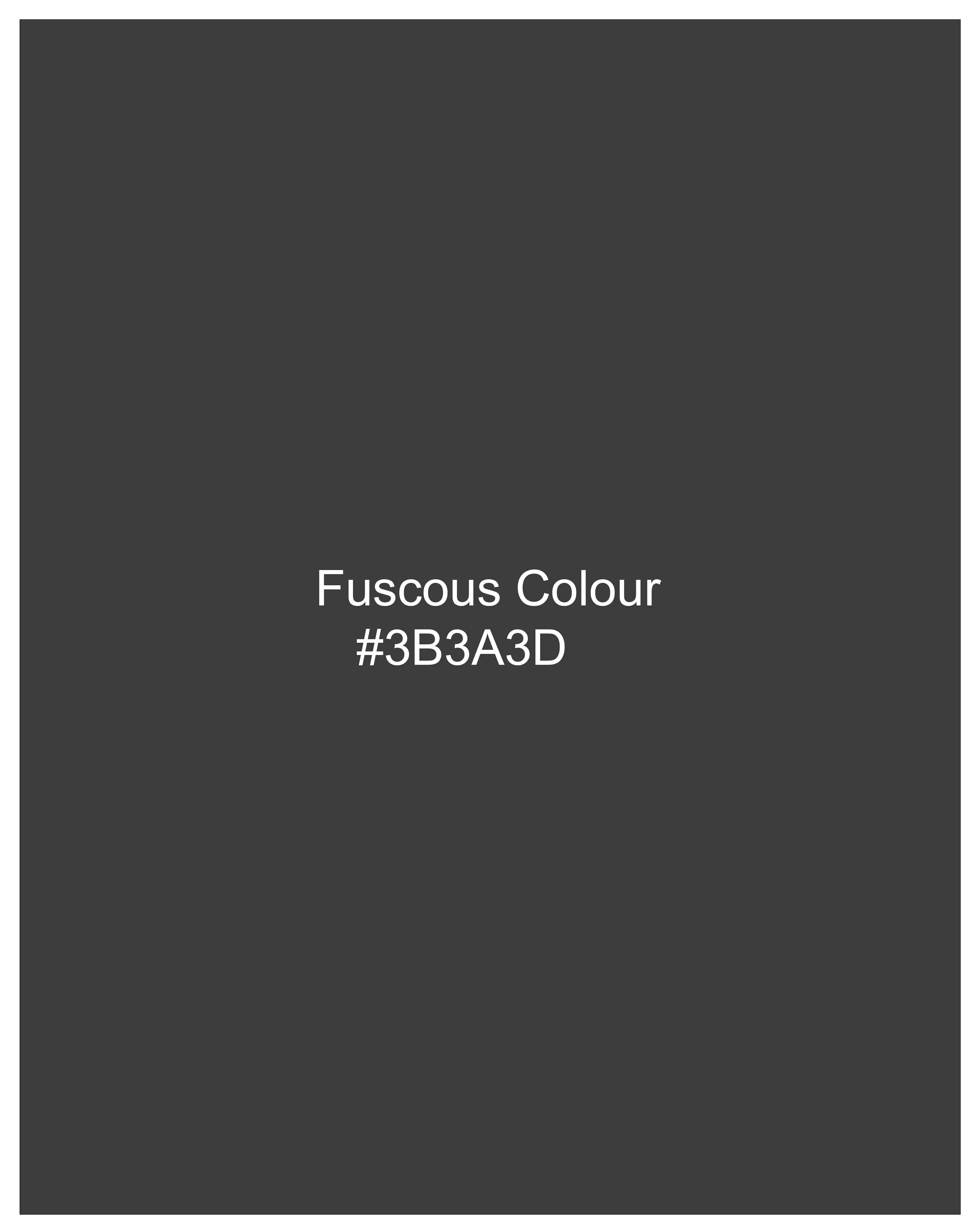 Fuscous Grey Tuxedo Blazer