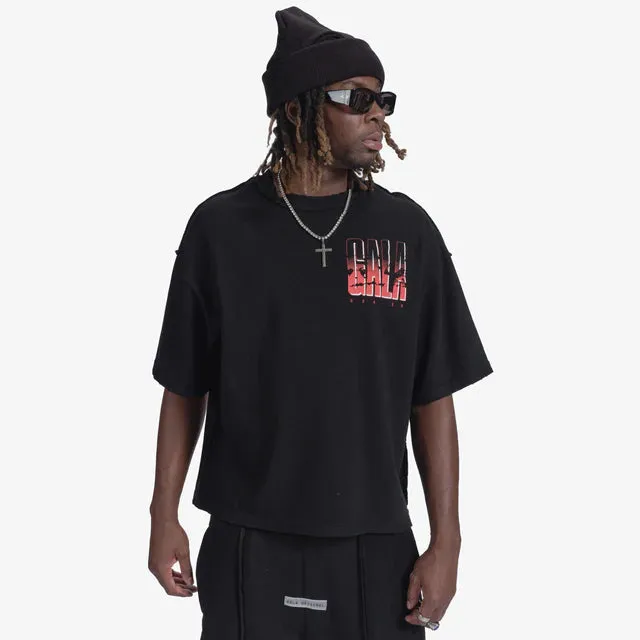 Gala Black Name Tee