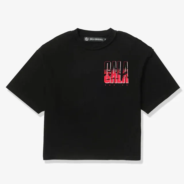 Gala Black Name Tee