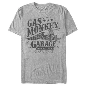 Gas Monkey Garage Flying Eight GRAY Fast N Loud T-Shirt