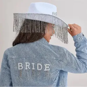 Ginger Ray Bride Iron on Patches Embellished Tassels
