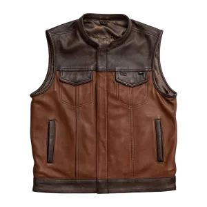 Goddess Men's Leather Motorcycle Vest