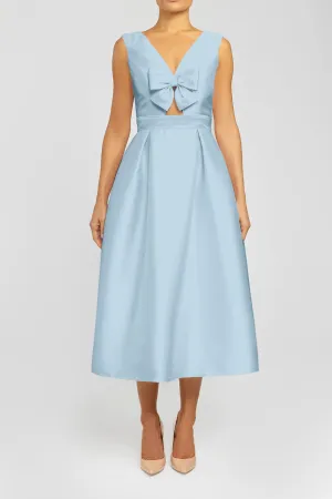 Gracie Silk and Wool Full Midi Dress