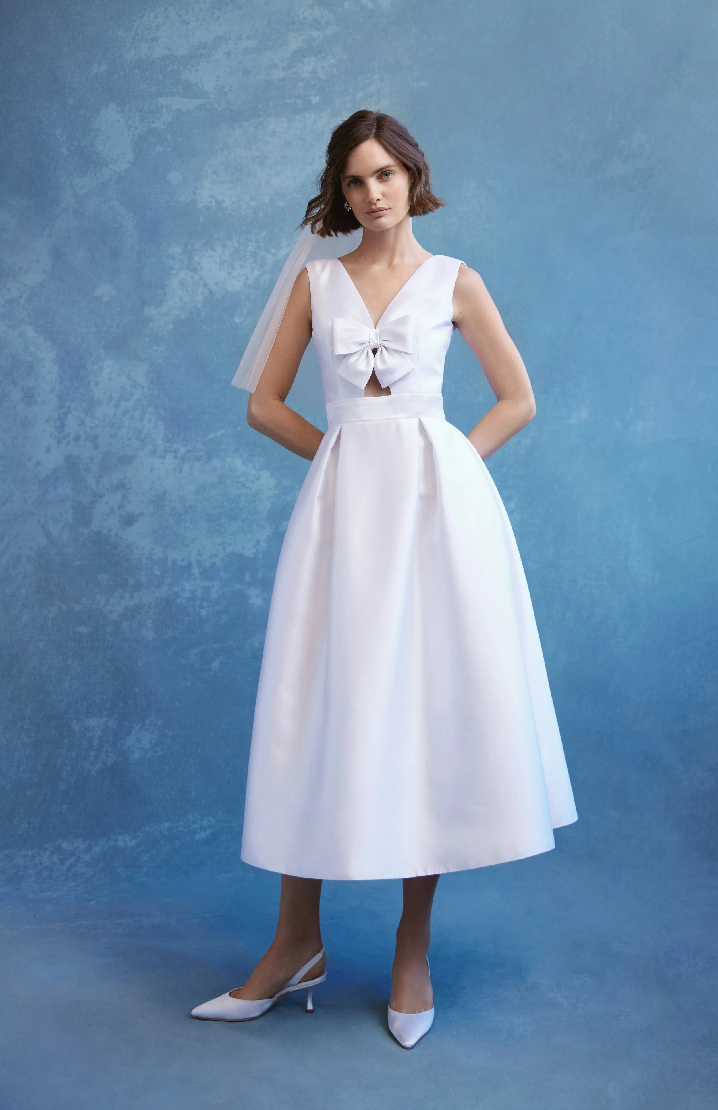 Gracie Silk and Wool Full Midi Dress