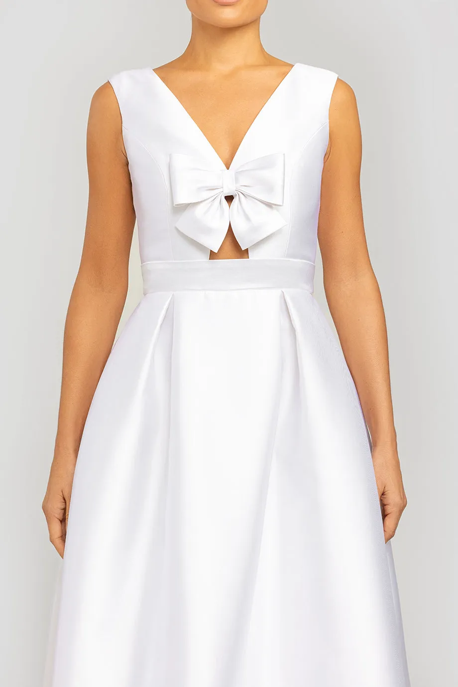 Gracie Silk and Wool Full Midi Dress