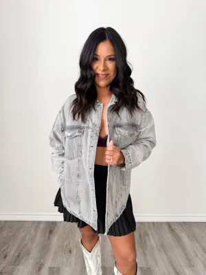Grey Denim Jacket
