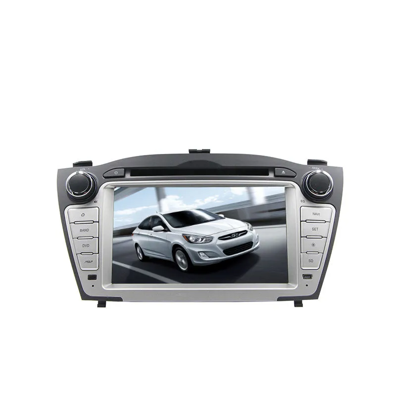 HD Car DVD Player - Hyundai IX35 (2010), 7-Inch Display, GPS Navigation, Bluetooth Support, SD Card Support, FM/AM Radio