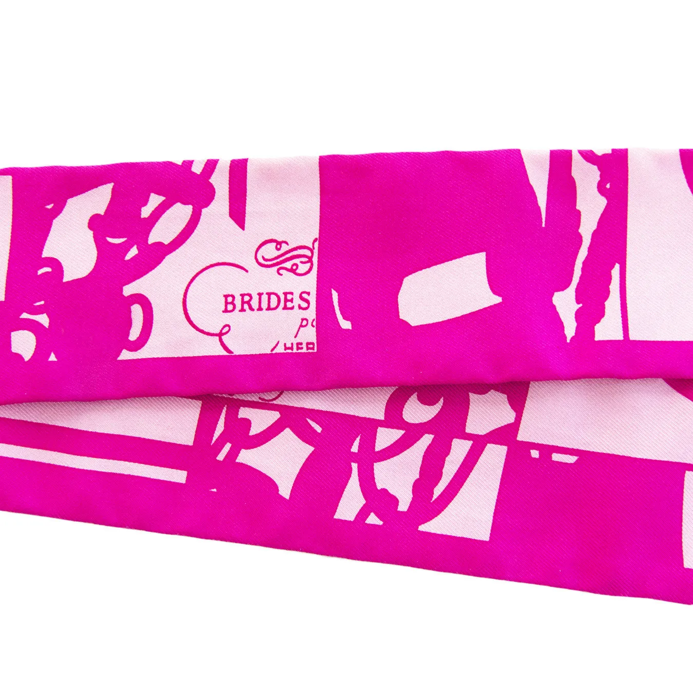 Hermes Brides de Gala En Desordre Silk Twilly Twillies Scarf Amazing
