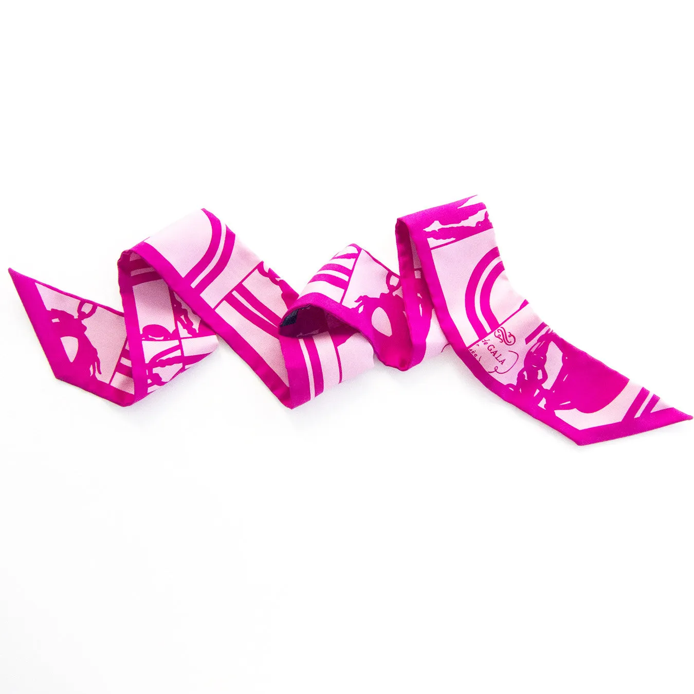 Hermes Brides de Gala En Desordre Silk Twilly Twillies Scarf Amazing