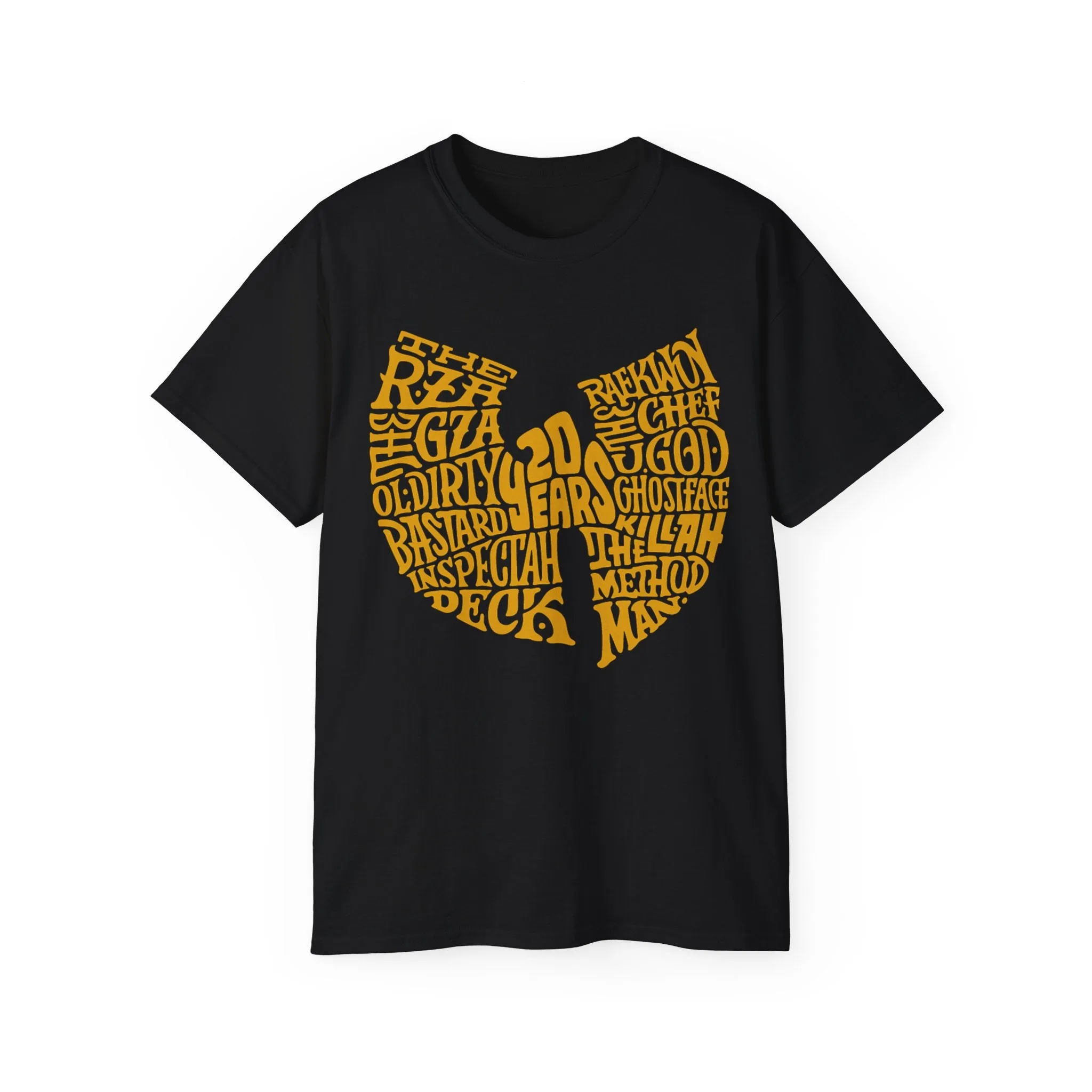 Hip Hop T-Shirt with WuTang 20 Years print