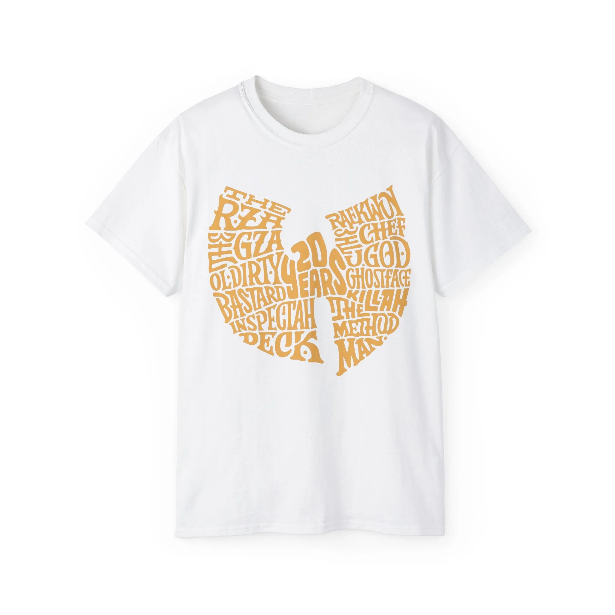 Hip Hop T-Shirt with WuTang 20 Years print