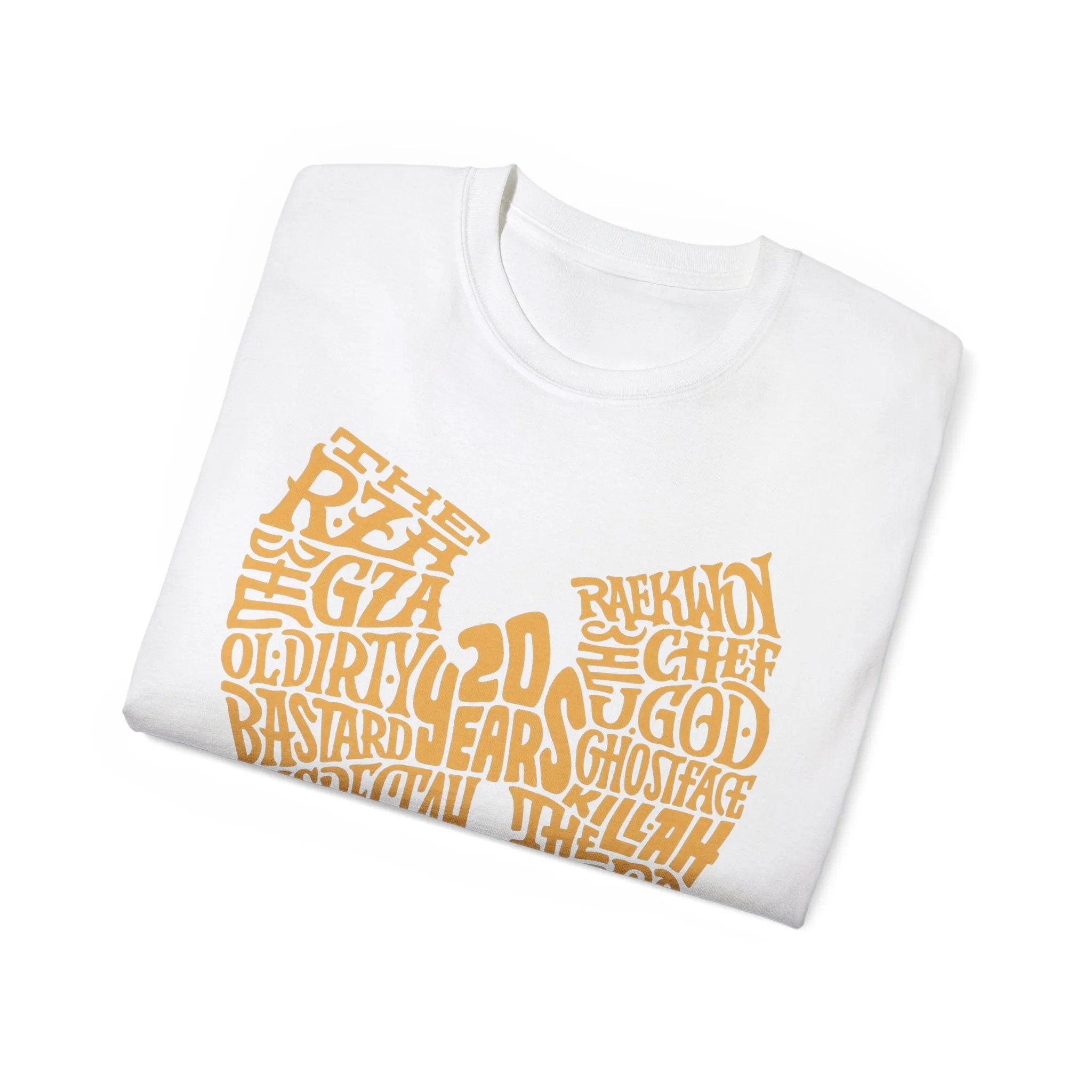 Hip Hop T-Shirt with WuTang 20 Years print