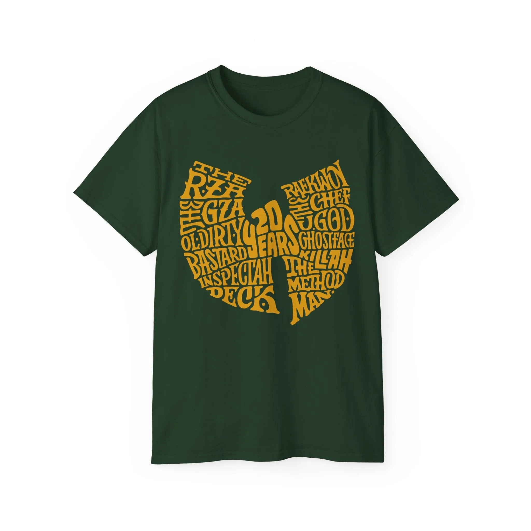 Hip Hop T-Shirt with WuTang 20 Years print