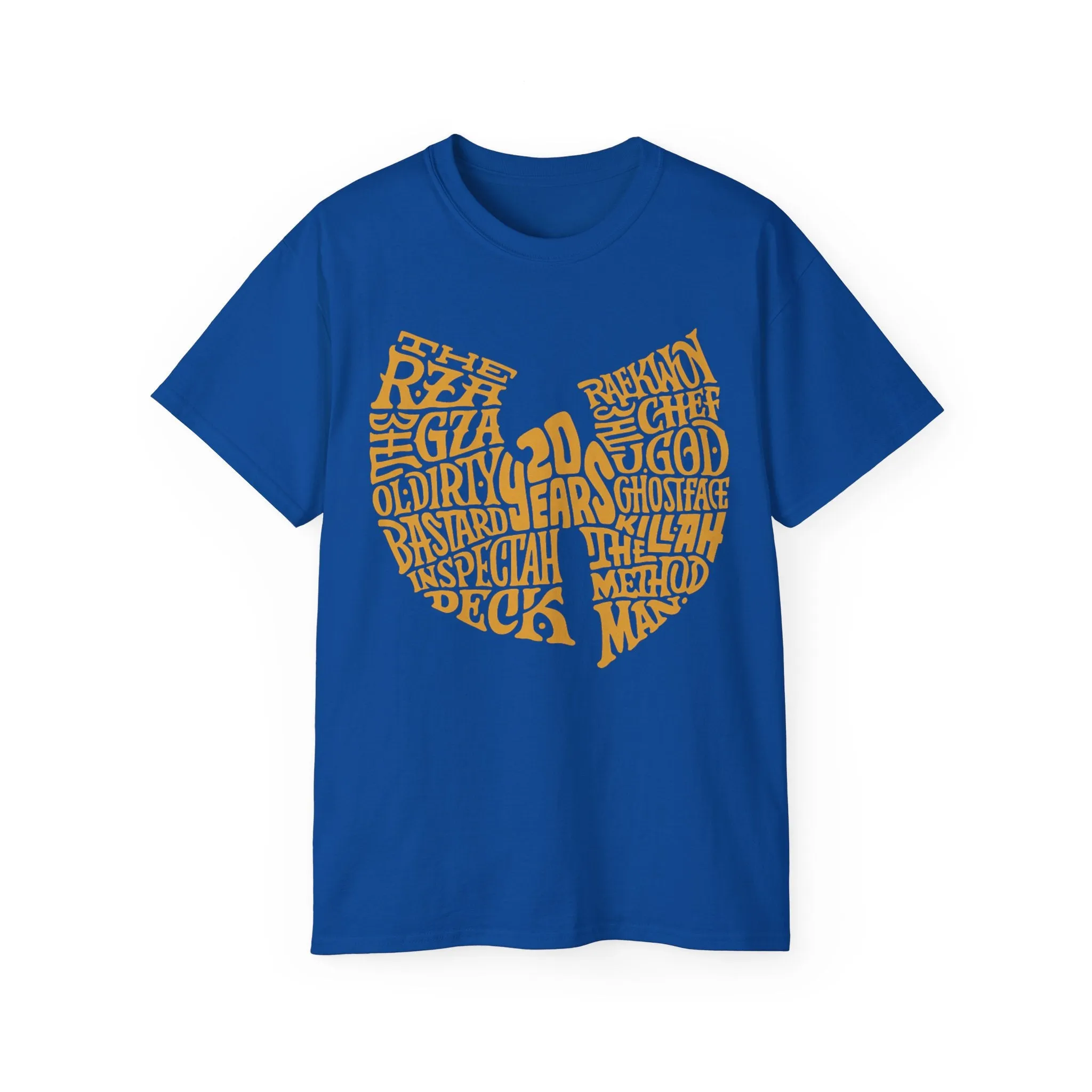 Hip Hop T-Shirt with WuTang 20 Years print