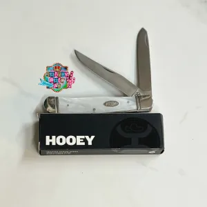 HOOEY  "MOTHER OF PEARL TRAPPER" KNIFE, LARGE