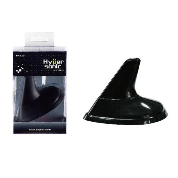 Hypersonic Shark Fin Decorative Antenna Black