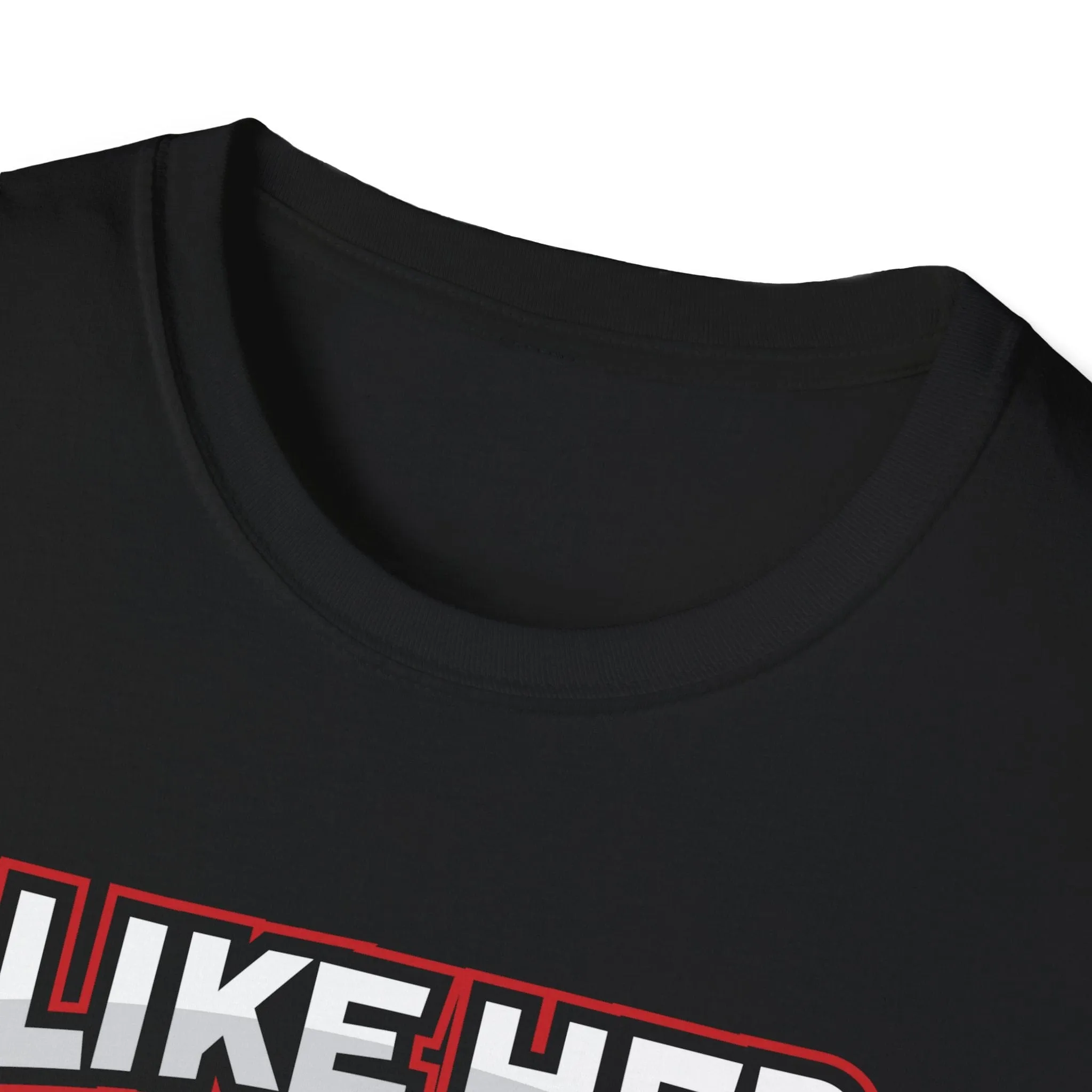 I Like Her Bobbers | Deluxe Black Tee