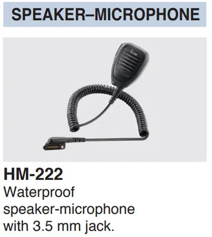 Icom HM-222 Speaker Microphone