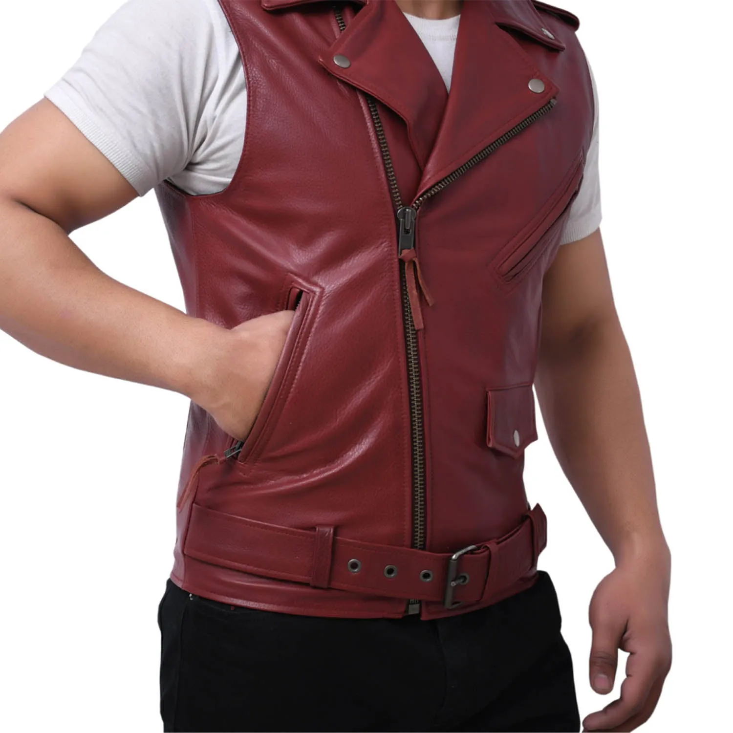 ICONIC - Motorcycle Leather Vest