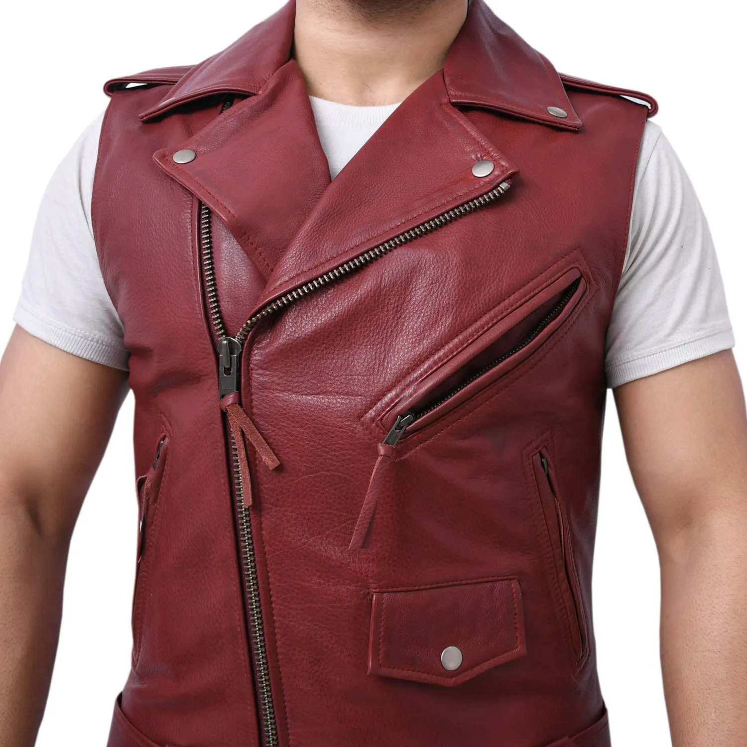 ICONIC - Motorcycle Leather Vest