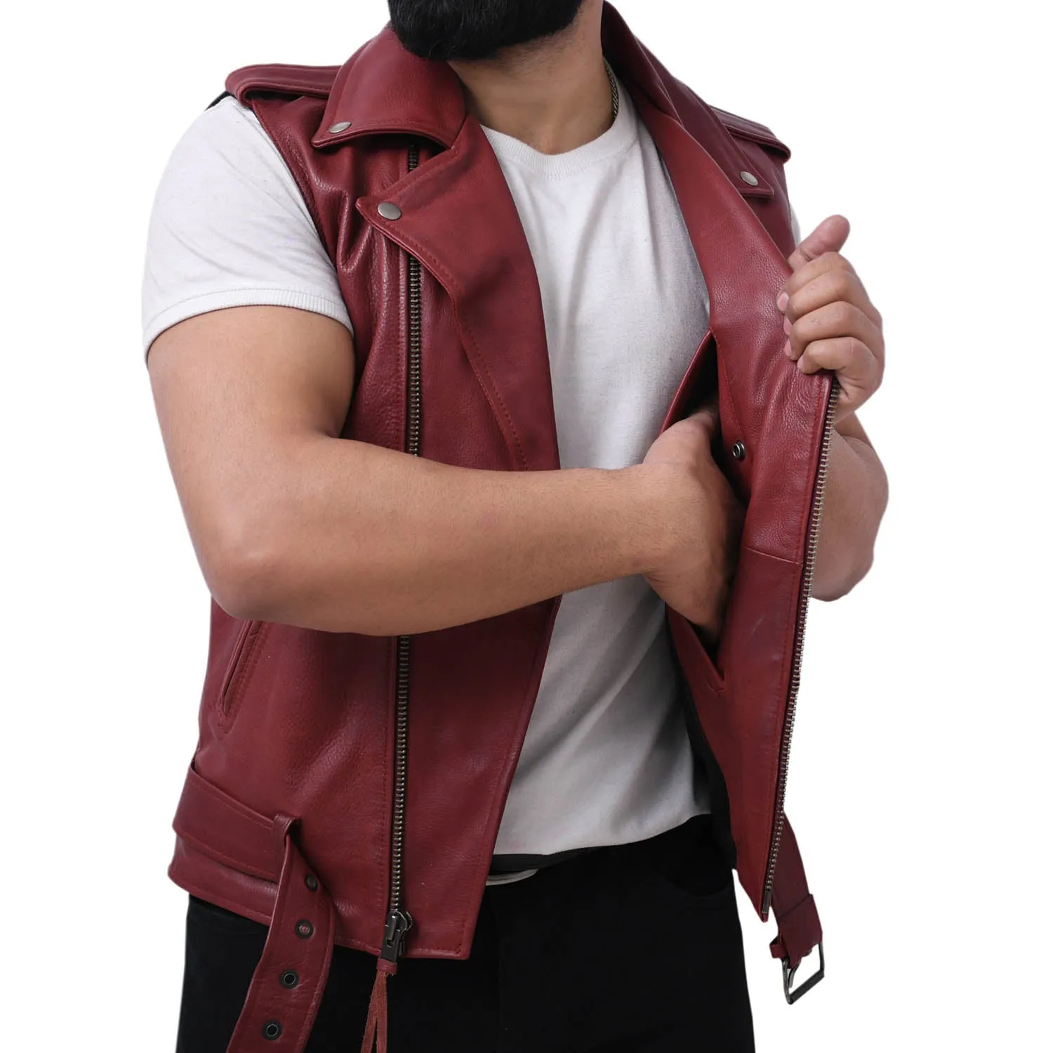 ICONIC - Motorcycle Leather Vest