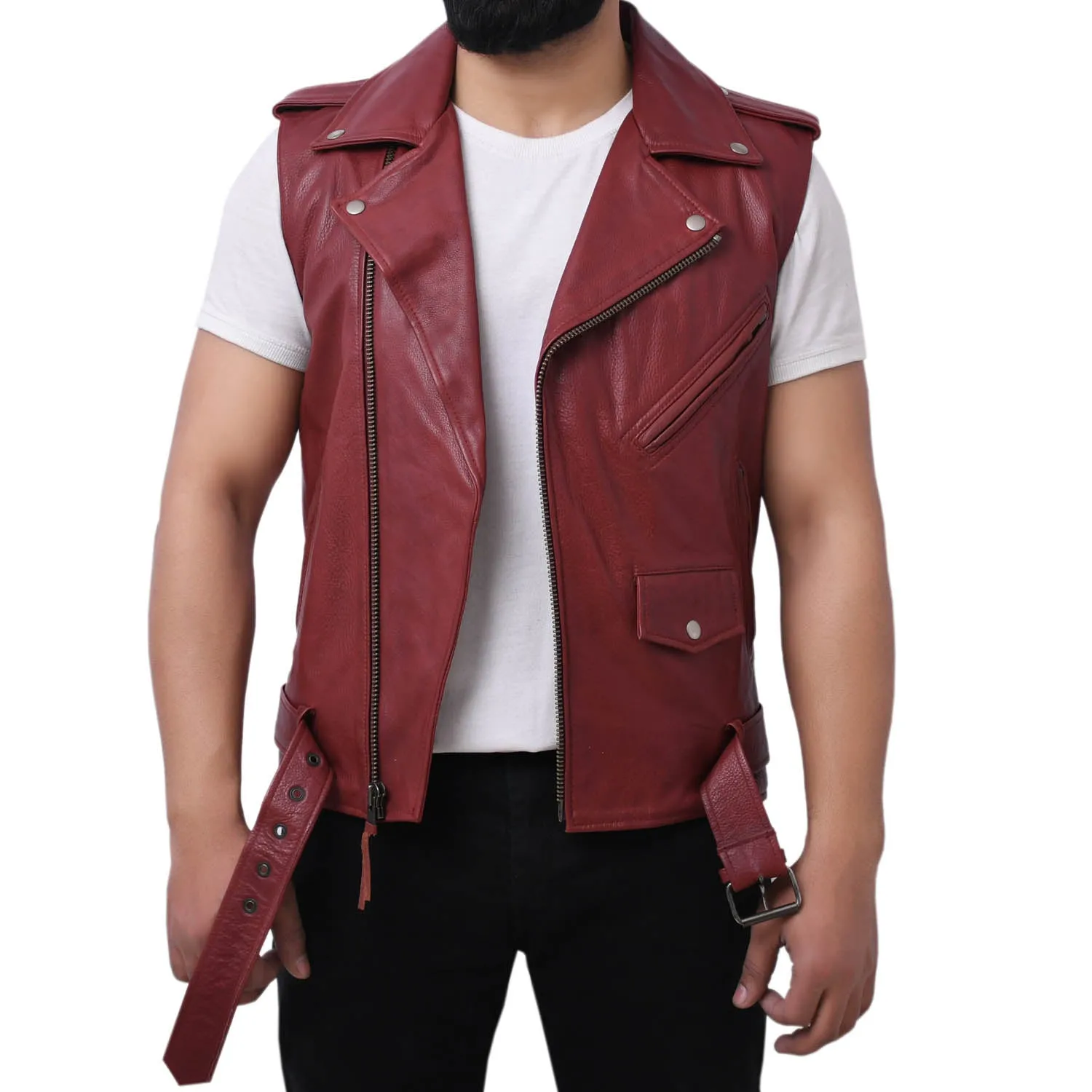 ICONIC - Motorcycle Leather Vest