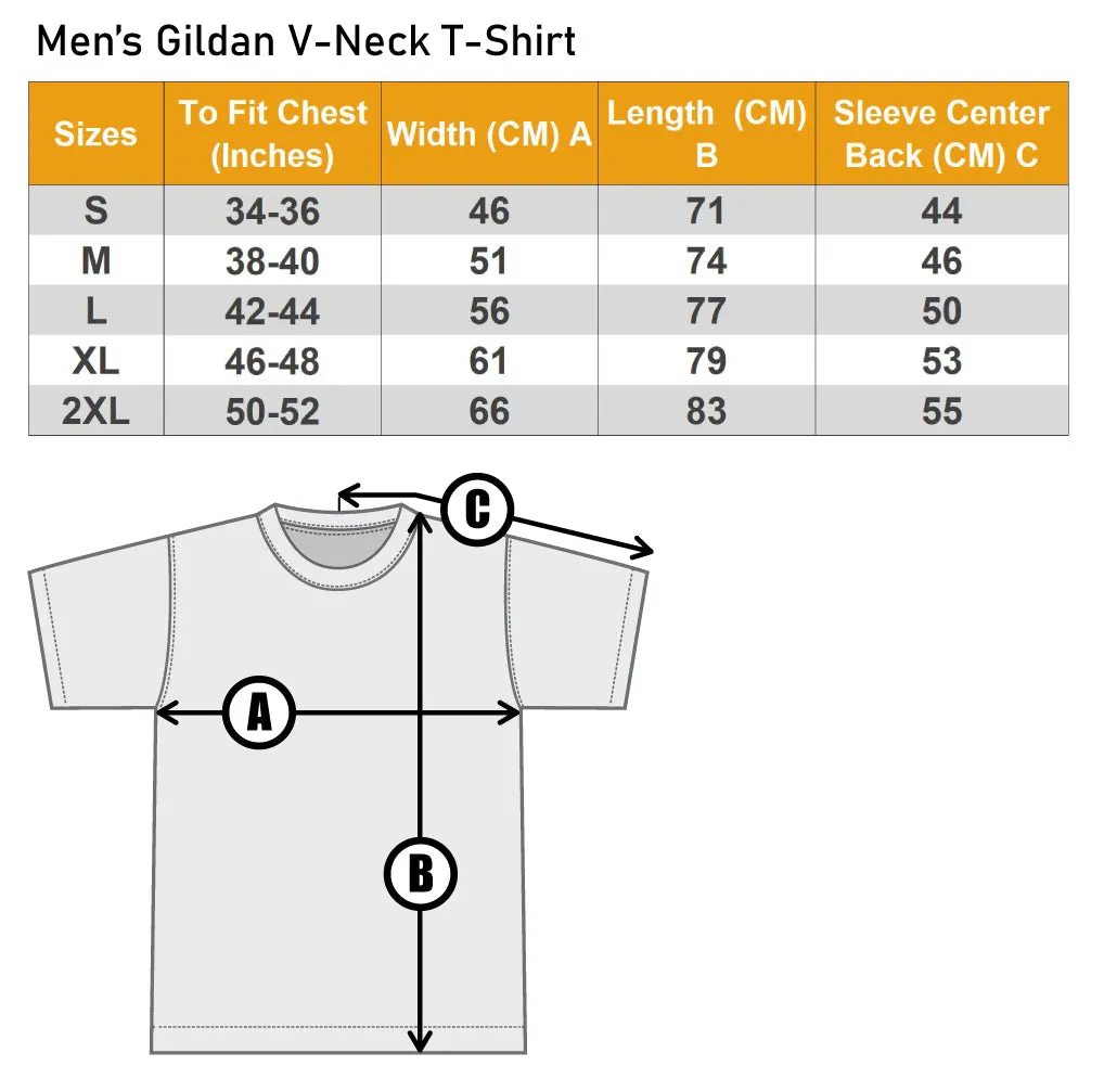 Immortal Skulls Gothic Goth Heavy Metal Rock Mens V-Neck Cotton T-Shirt