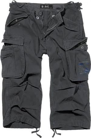 Industry Vintage 3/4 Shorts Schwarz Brandit