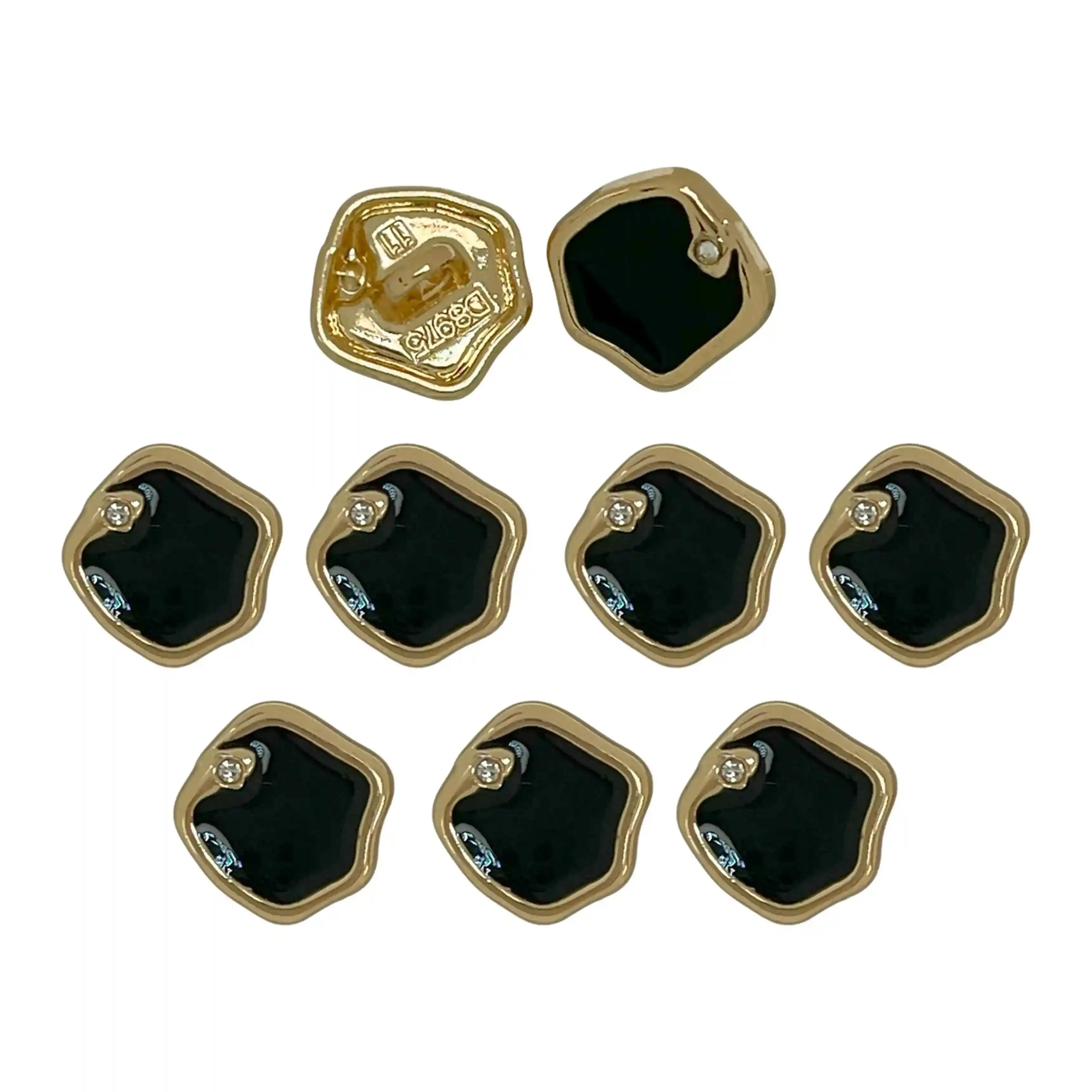 Inlaid Gem 10mm Shirt Buttons