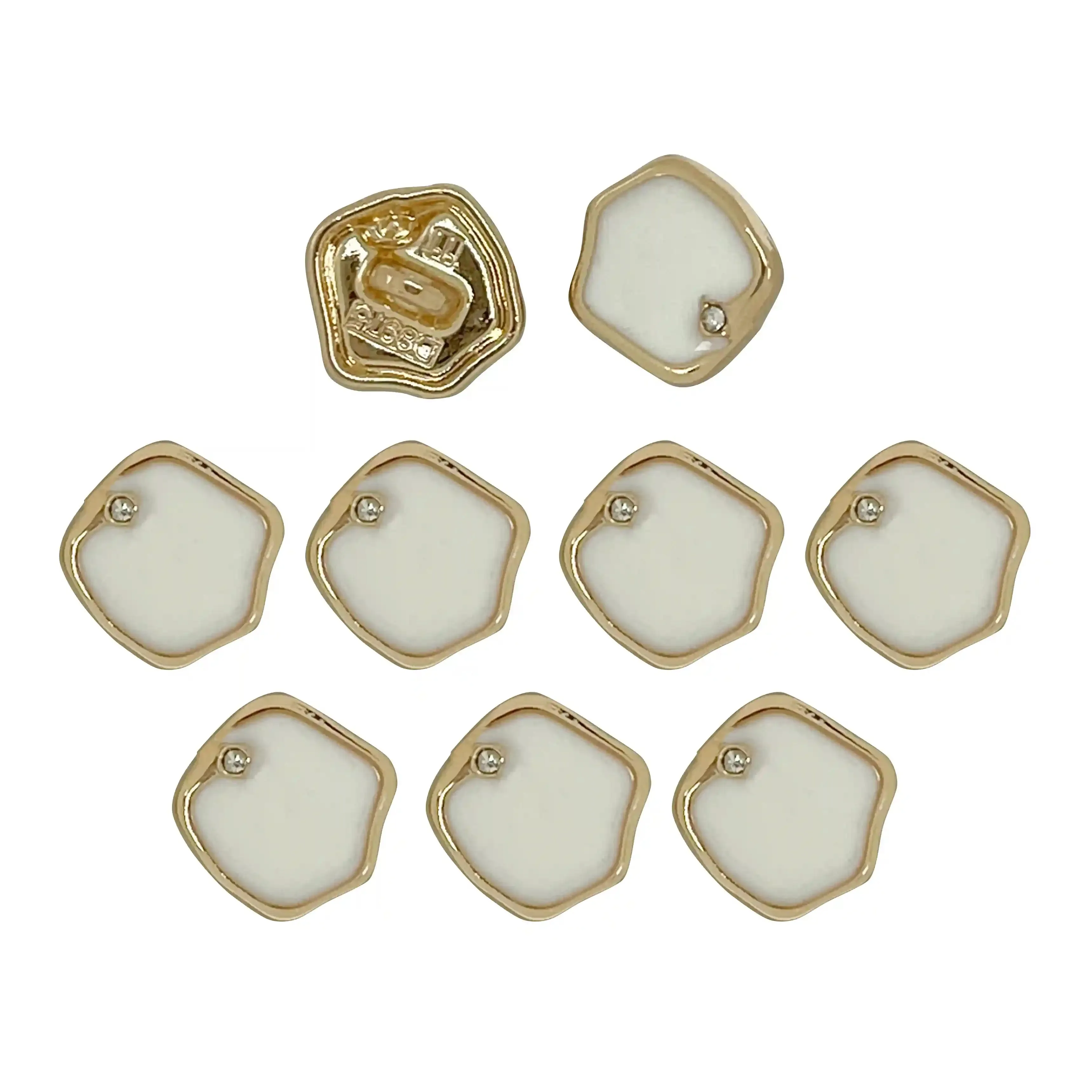 Inlaid Gem 10mm Shirt Buttons
