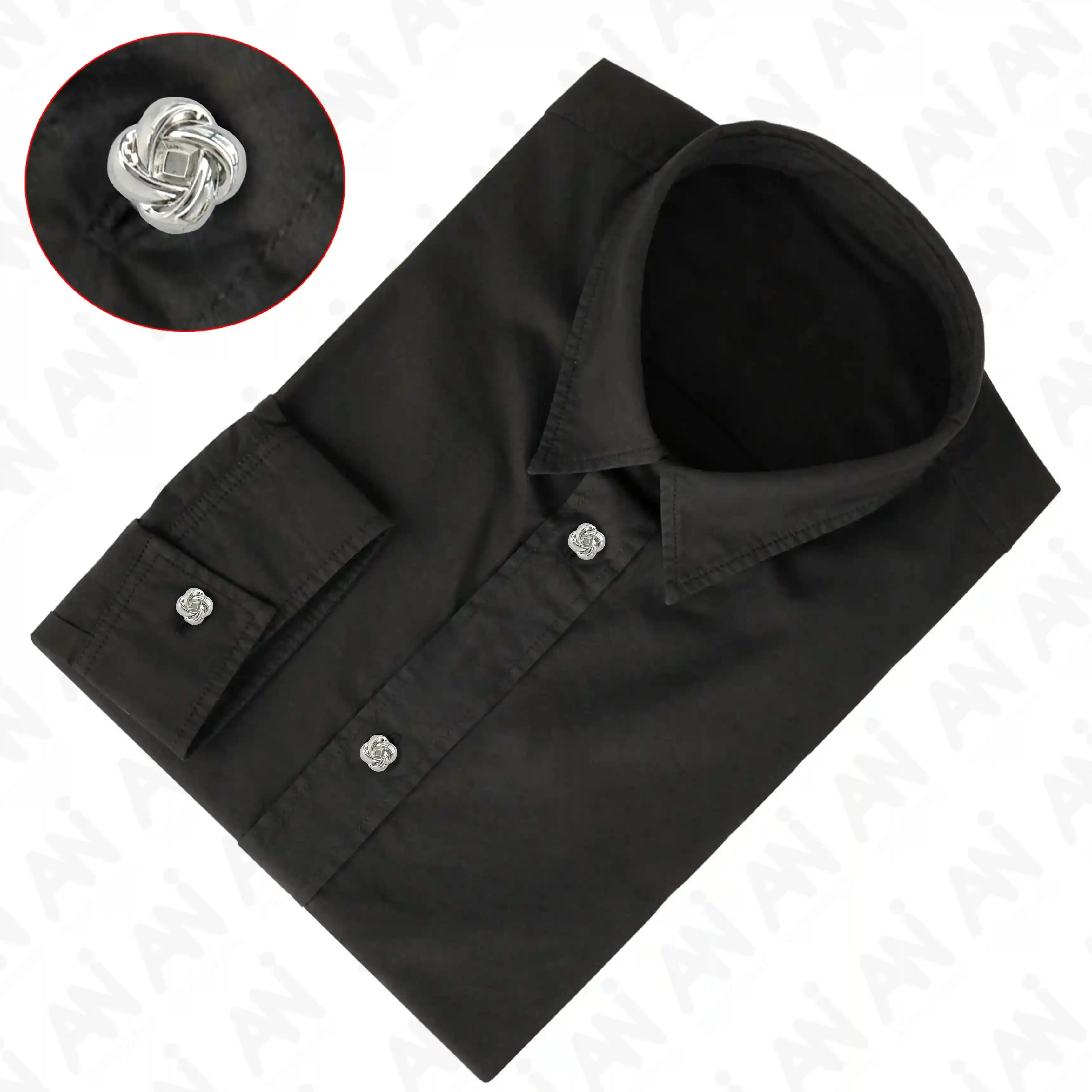 Interlocking Loop Shirt 10mm Buttons