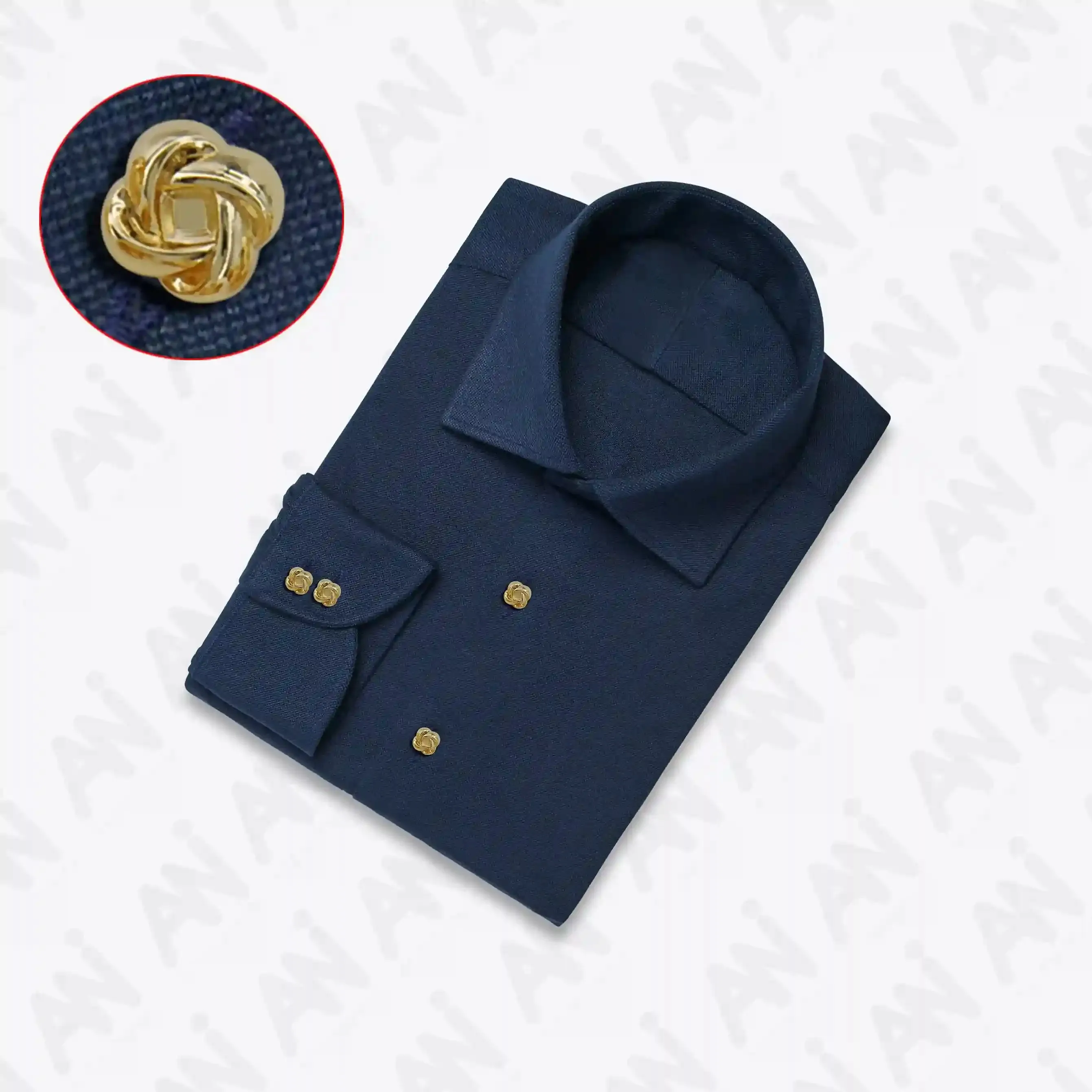 Interlocking Loop Shirt 10mm Buttons