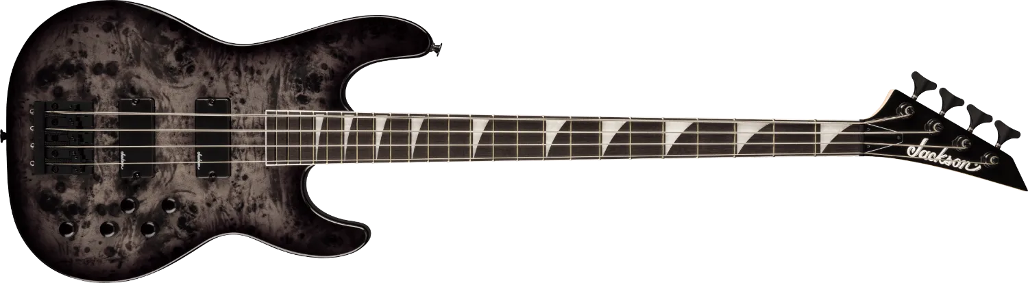 Jackson JS Series Concert™ Bass CB JS3P, Amaranth Fingerboard, Transparent Black