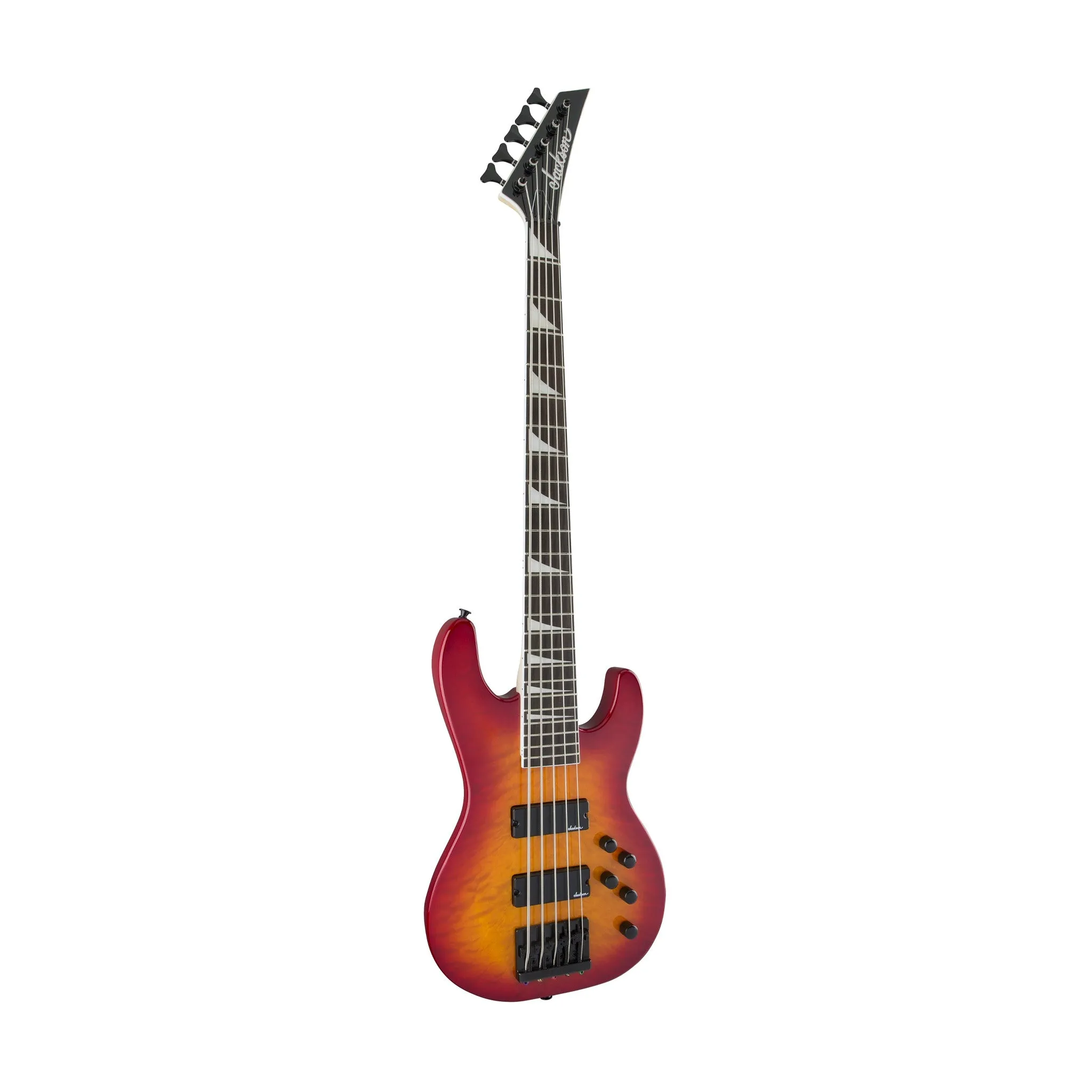 Jackson JS Series Concert Bass JS3VQ Guitar, Amaranth FB, Cherry Burst