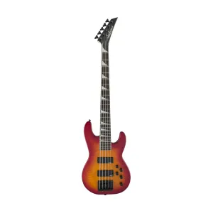 Jackson JS Series Concert Bass JS3VQ Guitar, Amaranth FB, Cherry Burst