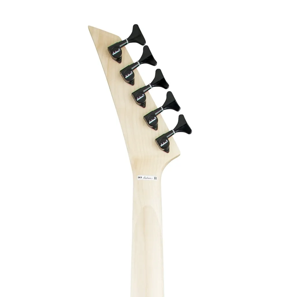 Jackson JS Series Concert Bass JS3VQ Guitar, Amaranth FB, Transparent Black