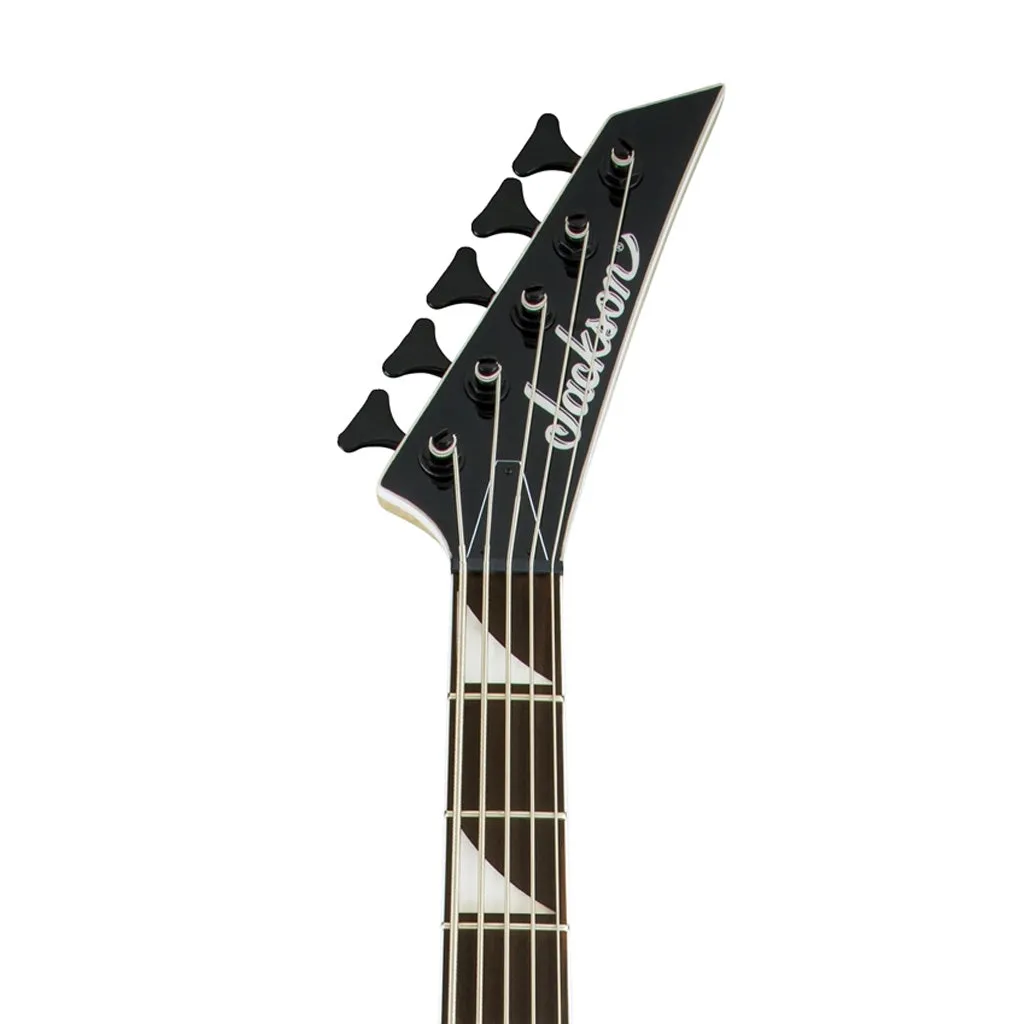 Jackson JS Series Concert Bass JS3VQ Guitar, Amaranth FB, Transparent Black