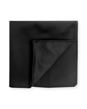 Jet Black Pocket Square
