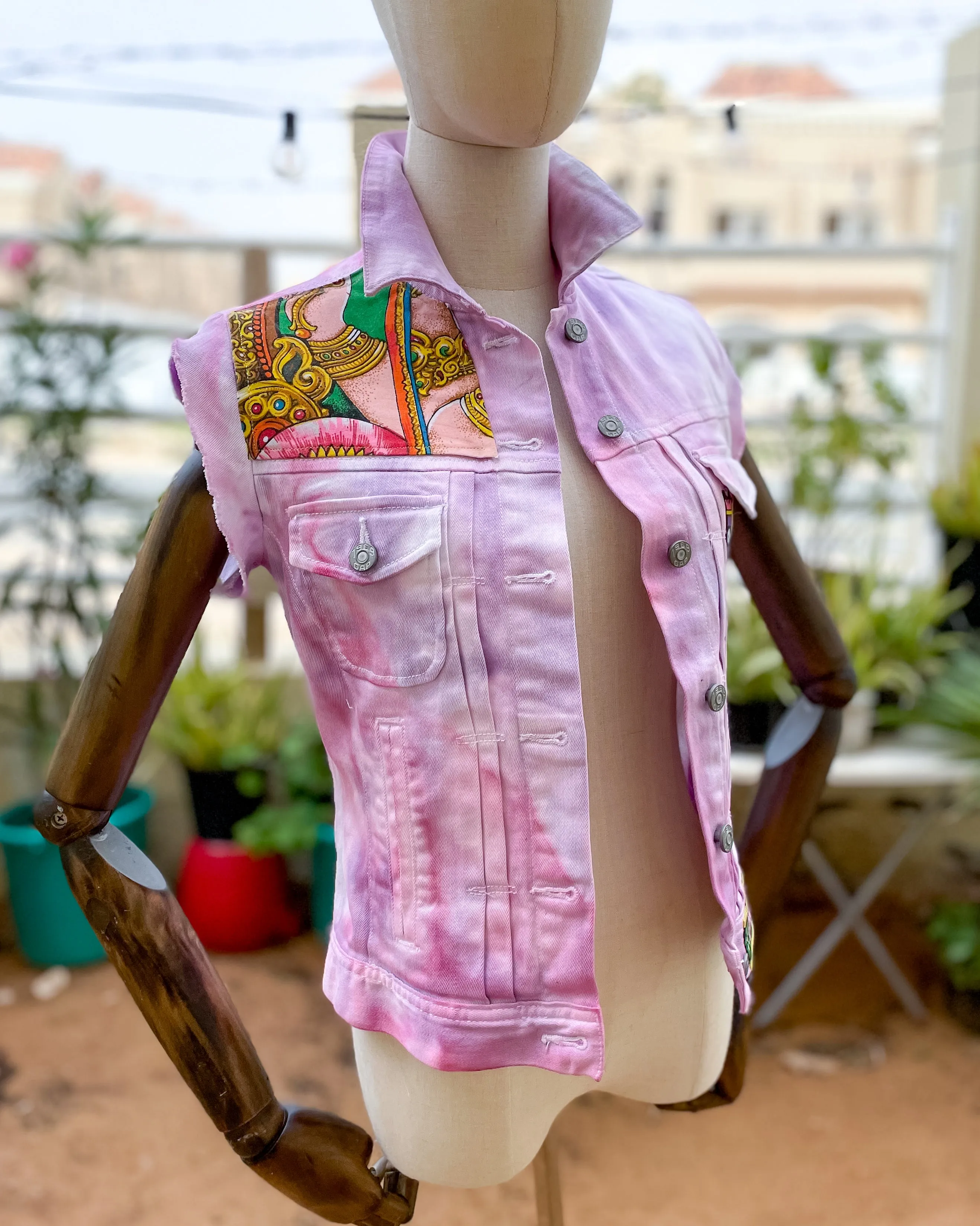 Kali is Punk | Refashioned Denim Vest