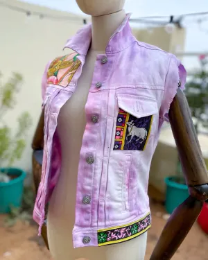 Kali is Punk | Refashioned Denim Vest