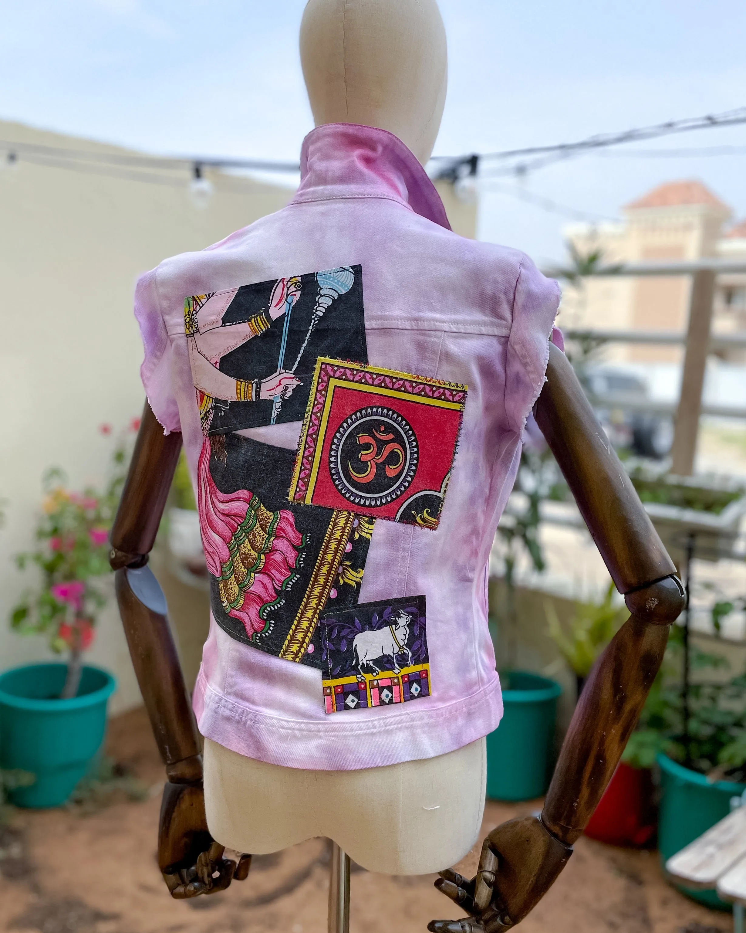 Kali is Punk | Refashioned Denim Vest