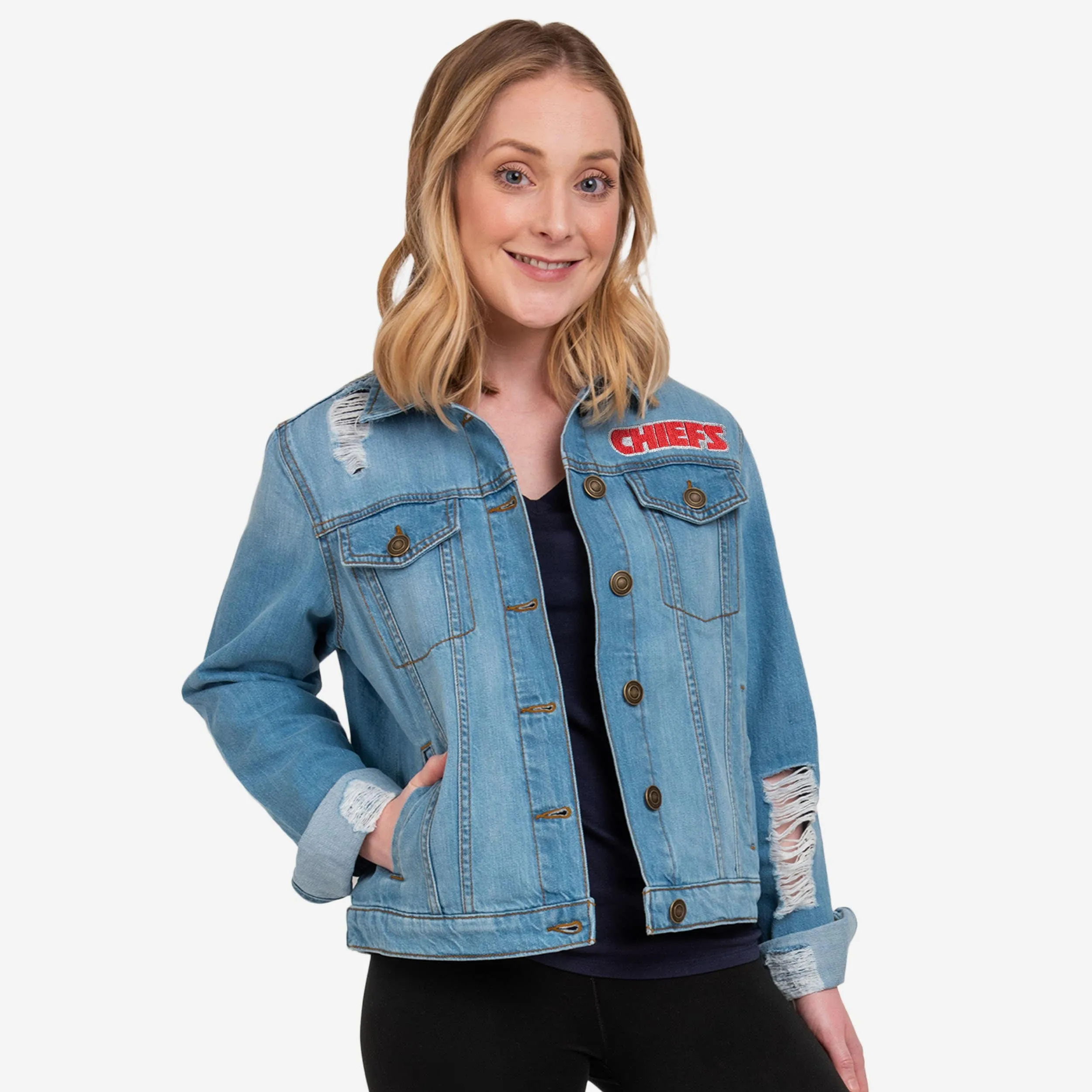 Kansas City Chiefs Womens Denim Days Jacket