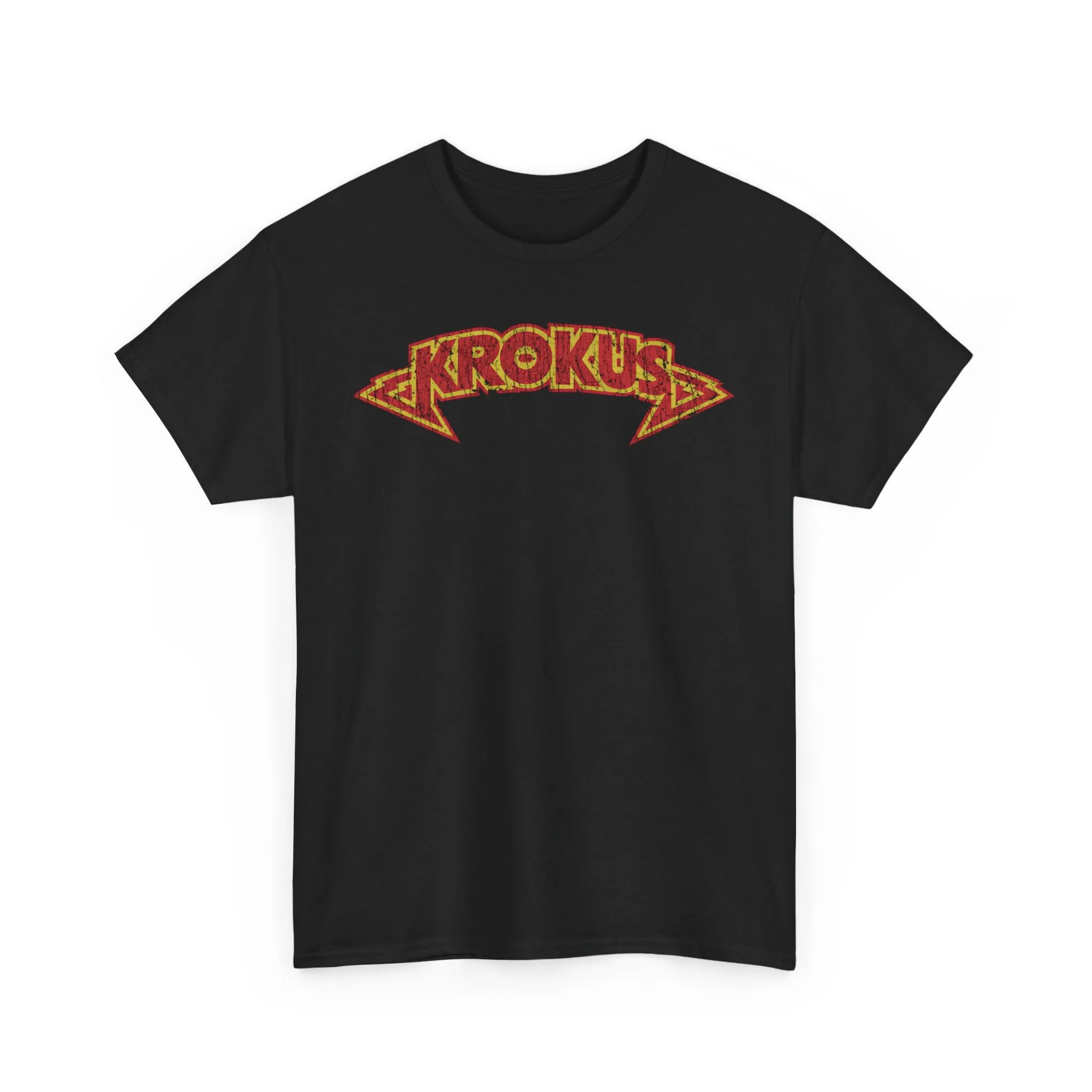 Krokus Swiss Heavy Metal Rock Band Logo T-shirt