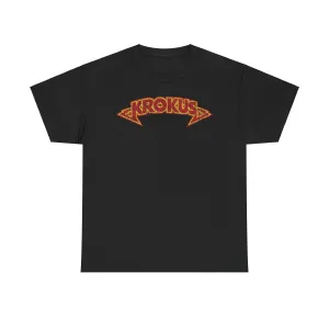 Krokus Swiss Heavy Metal Rock Band Logo T-shirt