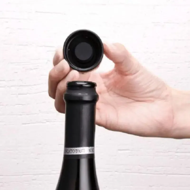Leak-proof Vacuum Seal Red Wine Bottle Cap Stopper Silicone Sealed Champagne Bottle Stopper Vacuum Seal Keeps Wine and Champagnes Fresh