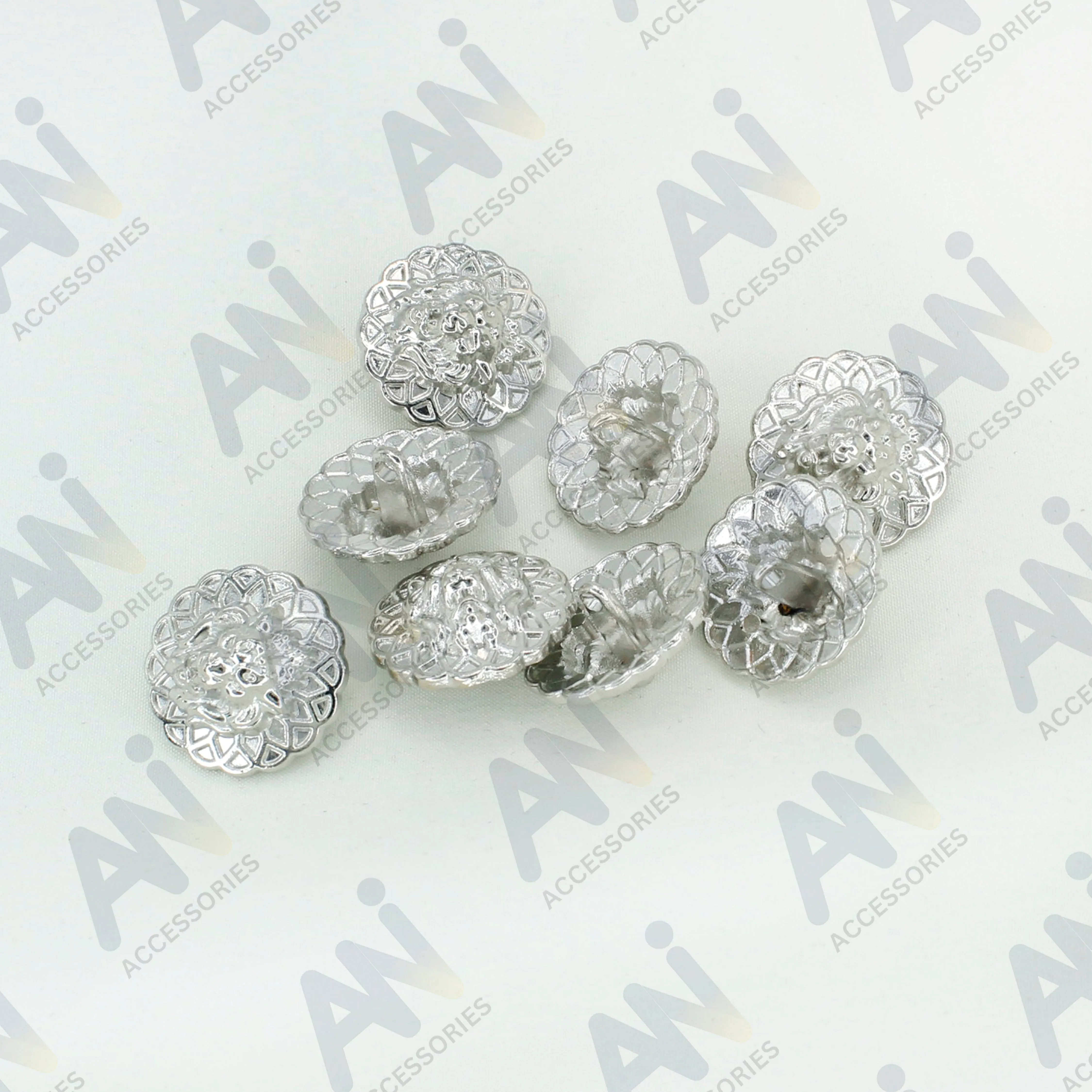 Lion Head Buttons for Clothing and Accessories