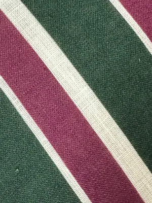 Loden and Burgundy Stripe Tie