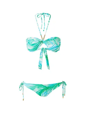MELISSA ODABASH Canary Ruched Bandeau Bikini