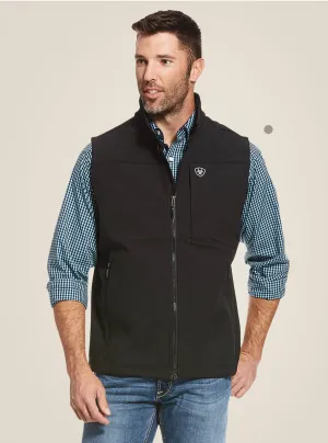Men’s Ariat Black Logo 2.0 SoftShell Vest
