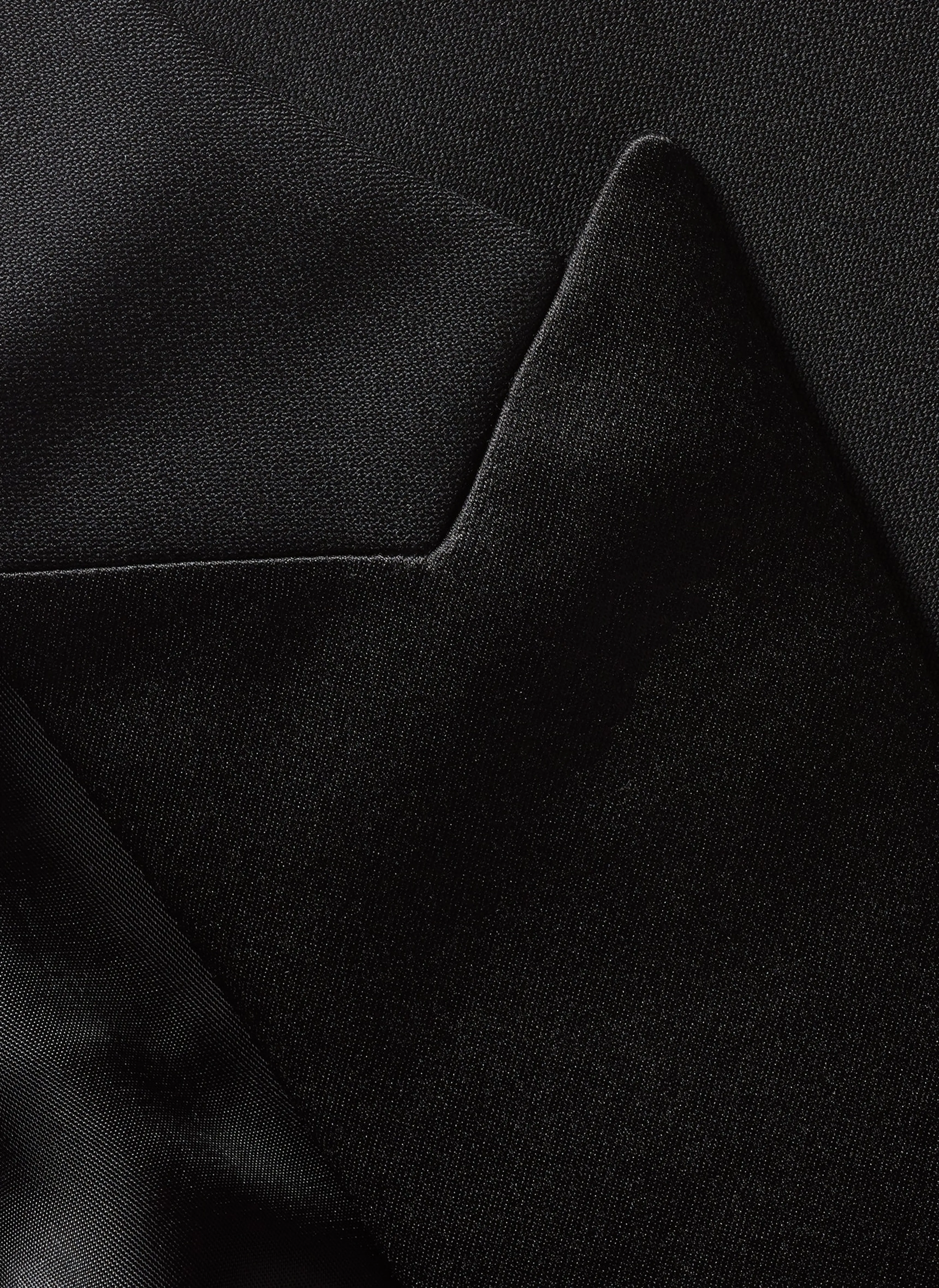 Men's Black, Satin Peak Lapel, Full Dress Tail Coat Tuxedo Jacket